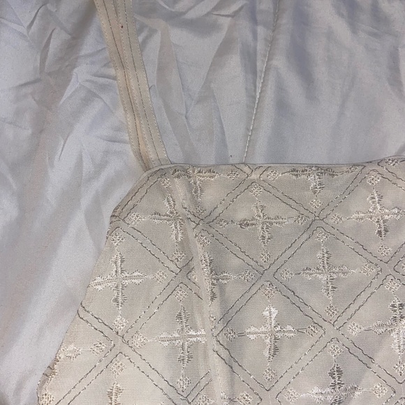 American Eagle white babydoll tank - Picture 4 of 9